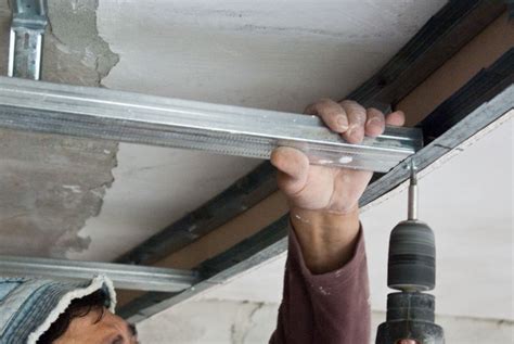 metal brackets for drywall ceiling|metal stud ceiling installation guide.